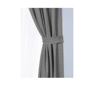 Set de Cortina Emilia 140x220 cm Gris Doral