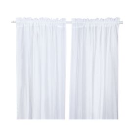 Cortinas velo tubo 145x220 cm blanco