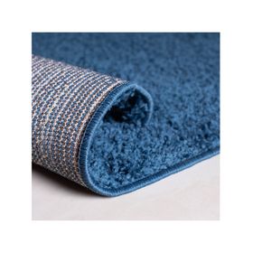 Alfombra 60x200 cm Shaggy azul