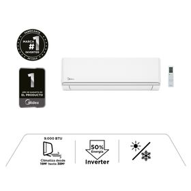 Aire acondicionado split inverter XTRA09K 9000 BTU frío/calor