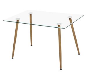 Comedor 4 sillas Dini 75x120x80 cm