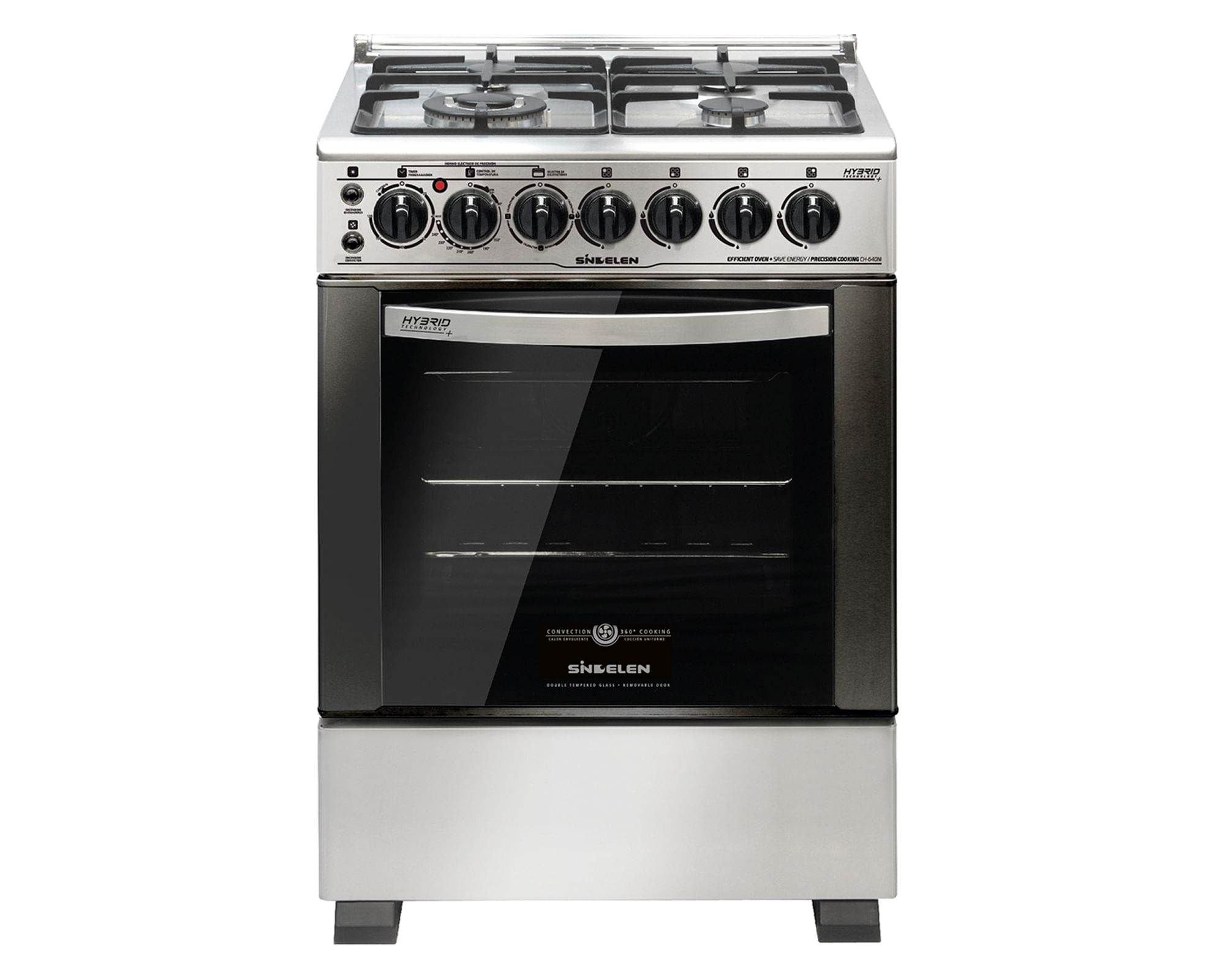 Sindelen Cocina Hybrid Tech CH-640NI 4 quemadores