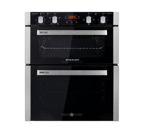 Horno eléctrico doble empotrable HE-7700IN gris 34/50 lt