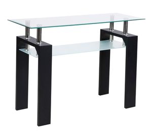 Mesa arrimo 78x110x40 cm negro