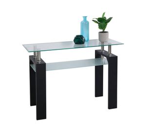 Mesa arrimo 78x110x40 cm negro