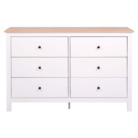 Cómoda New Provenzal 77x120x39 cm 6 cajones