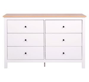 Cómoda New Provenzal 77x120x39 cm 6 cajones