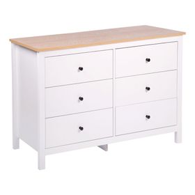 Cómoda New Provenzal 77x120x39 cm 6 cajones