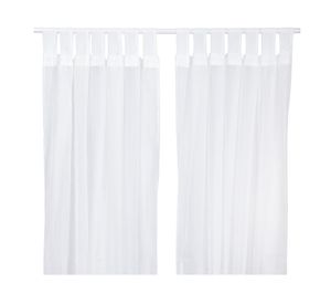 Cortinas velo presilla 145x220 cm blanco