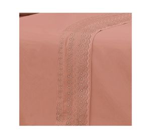 Juego de sábanas king Broderie mariane damasco 144 hilos