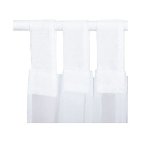 Cortinas velo presilla 145x220 cm blanco