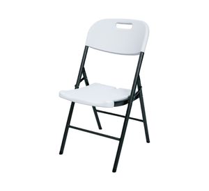 Silla plegable blanco 87x46x53 cm