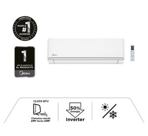 Aire acondicionado split inverter XTRA12K 12000 BTU frío/calor