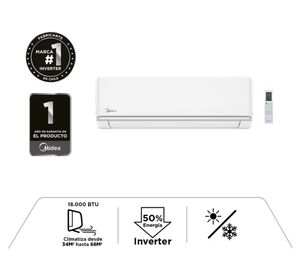 Aire acondicionado split inverter XTRA18K 18000 BTU frío/calor