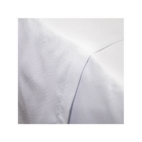 Juego de sábanas 1.5 plazas embossed blanco