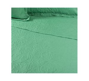 Quilt bordado 2 plazas Elegance verde