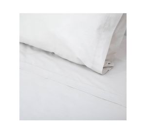 Juego sábanas 1.5 plazas 144H Vivo blanco