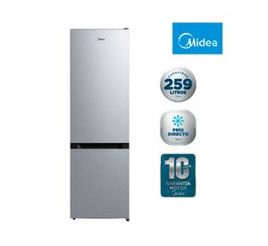 Refrigerador Bottom Freezer frío directo 259 litros silver