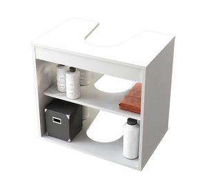 Combo vanitorio 2 puertas + despensero blanco