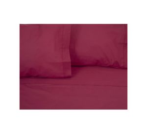 Juego sábanas 1.5 plazas 144H Vivo rojo