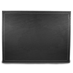 Individual Ecocuero 32x42 cm negro