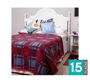 Frazada 1.5 plazas golden escosesa surtido