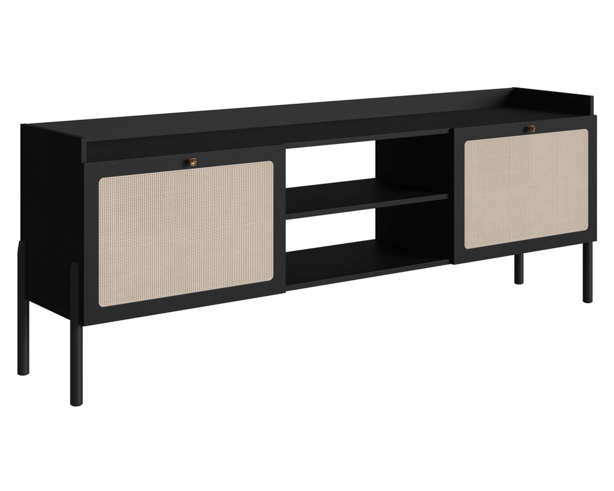 Decocasa Rack TV 75" Oslo negro