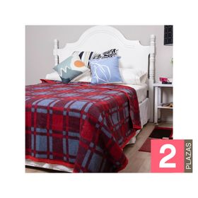 Frazada 2 plazas golden escosesa surtido