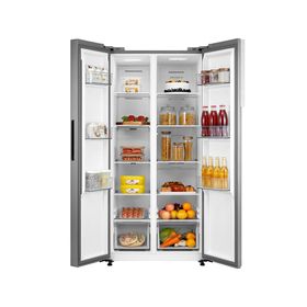Refrigerador Side by Side no frost 460 litros silver