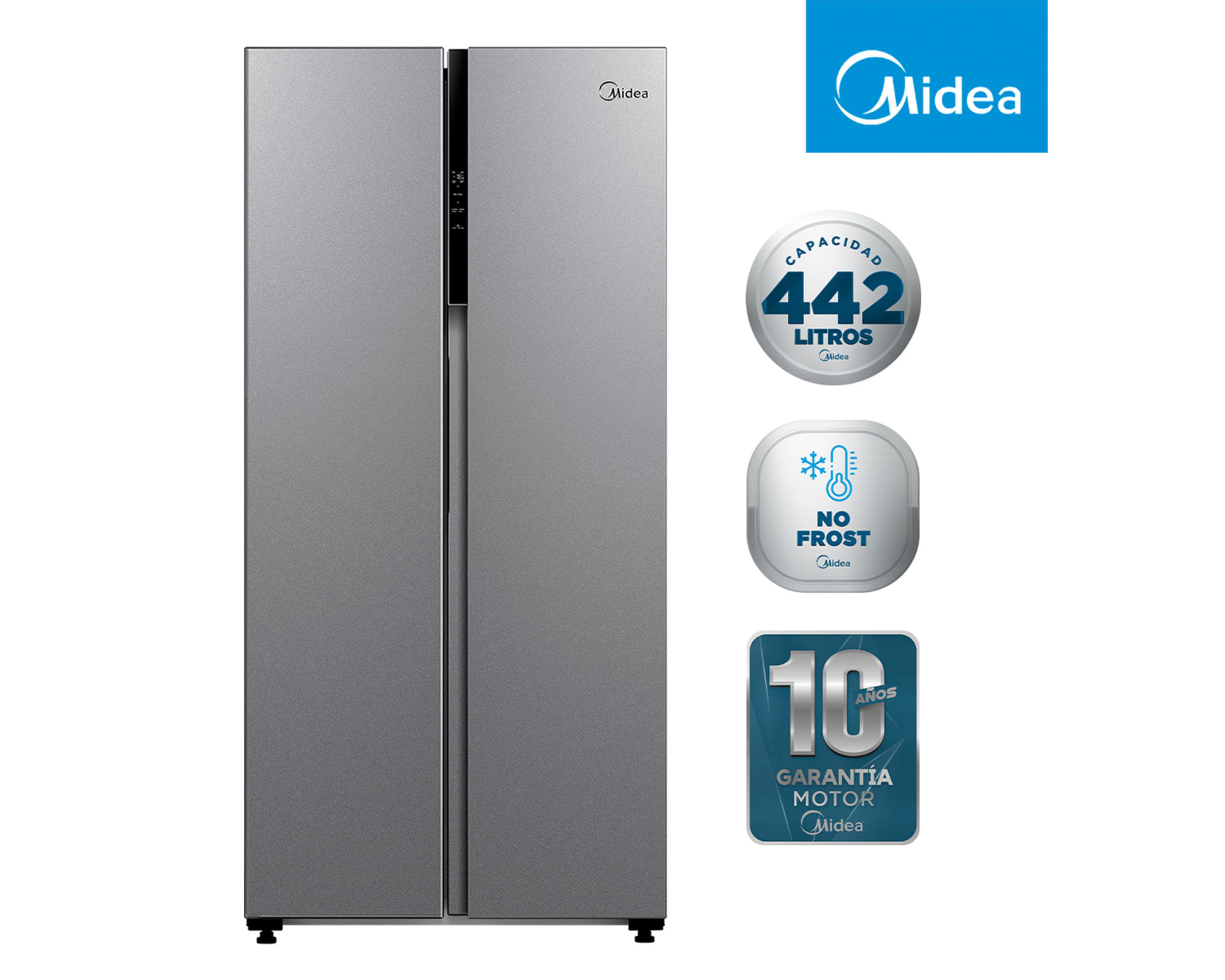 Refrigerador Side by Side no frost 460 litros silver | Easy.cl