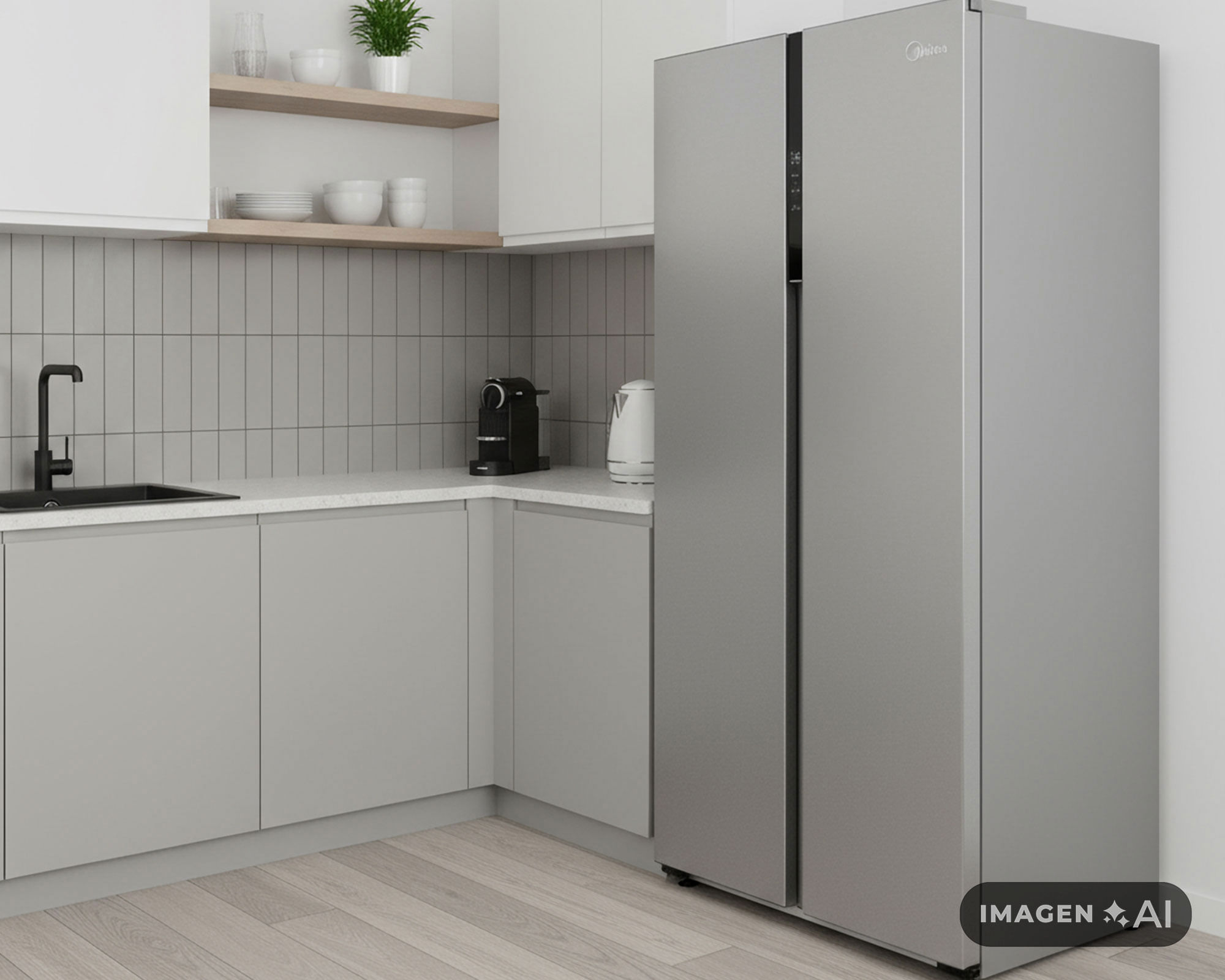 Refrigerador Side by Side no frost 460 litros silver | Easy.cl