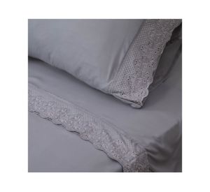 Sábana 2 plazas Santorini gris
