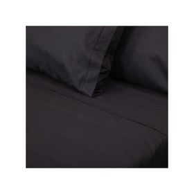 Juego sábanas 2 plazas 144H Vivo negro