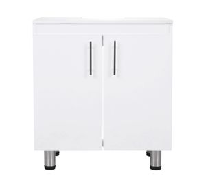 Combo 2 vanitorios con patas 2 puertas blanco