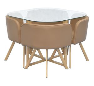 Comedor 4 sillas Pizza café