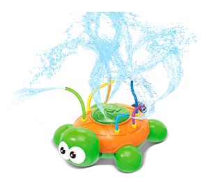 Tortuga manguera lanza agua