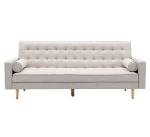 Sofá cama Isidro poliéster beige