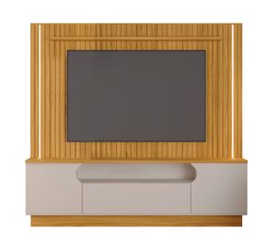 Centro de entretenimiento 65" Afago café claro