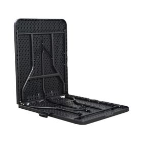 Mesa plegable 180 cm negro