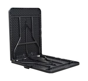 Mesa plegable 180 cm negro