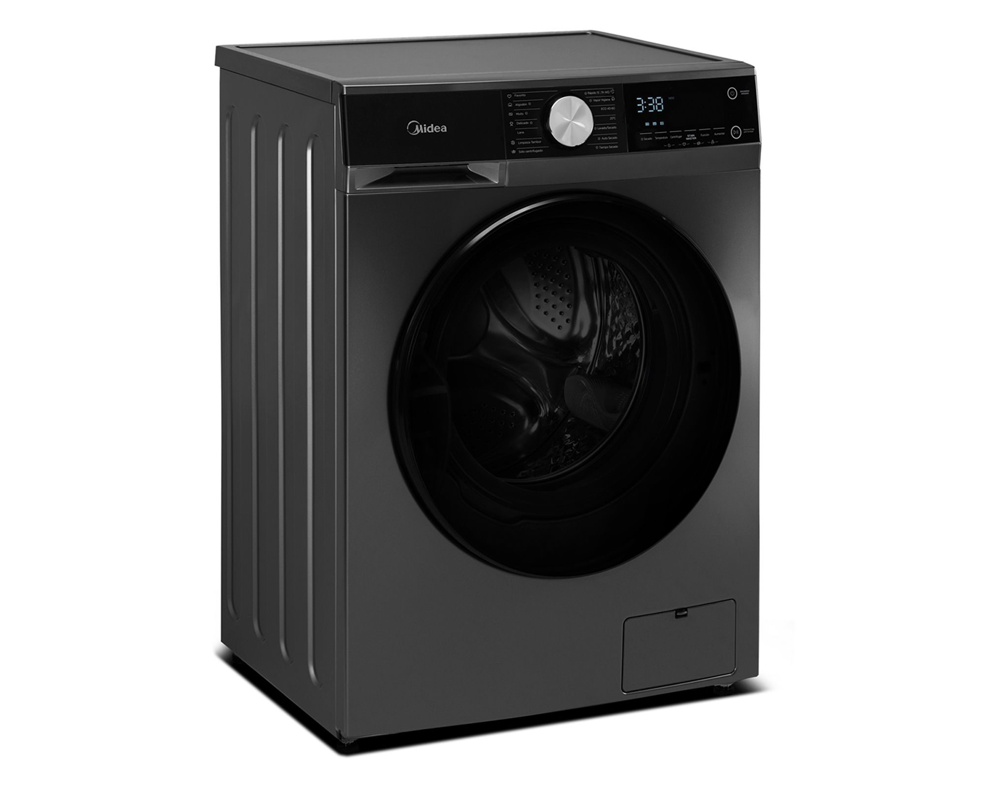 Lavadora secadora MLSF-095B/S carga frontal 9.5 kg gris