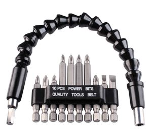 Juego de puntas + eje flexible 11 piezas KWB