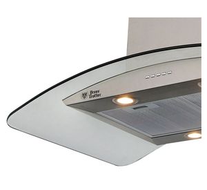 Campana decorativa 280W Kristalo isla inox Ursus Trotter