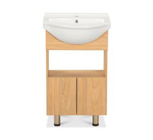 Mueble vanitorio Cannes 2 puertas olmo