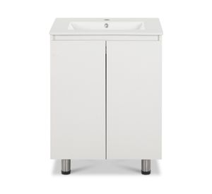 Mueble vanitorio Lisboa patas 82x60x46.5 cm blanco