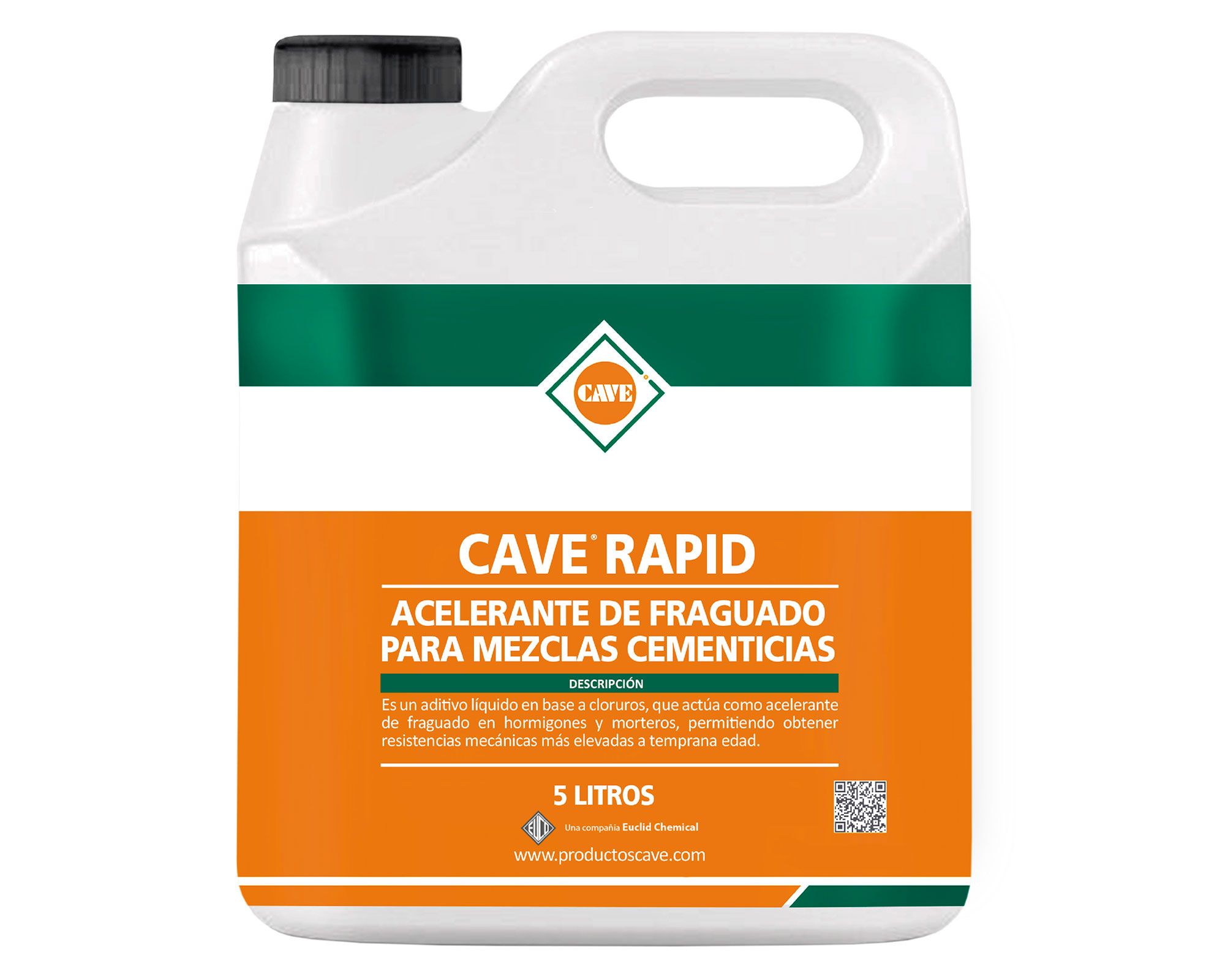 Aditivo frague control cave rápido azul x5 l Cave
