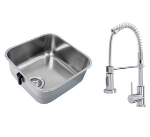 Lavaplatos 18x43.3x43.3 cm + Grifo IN 939