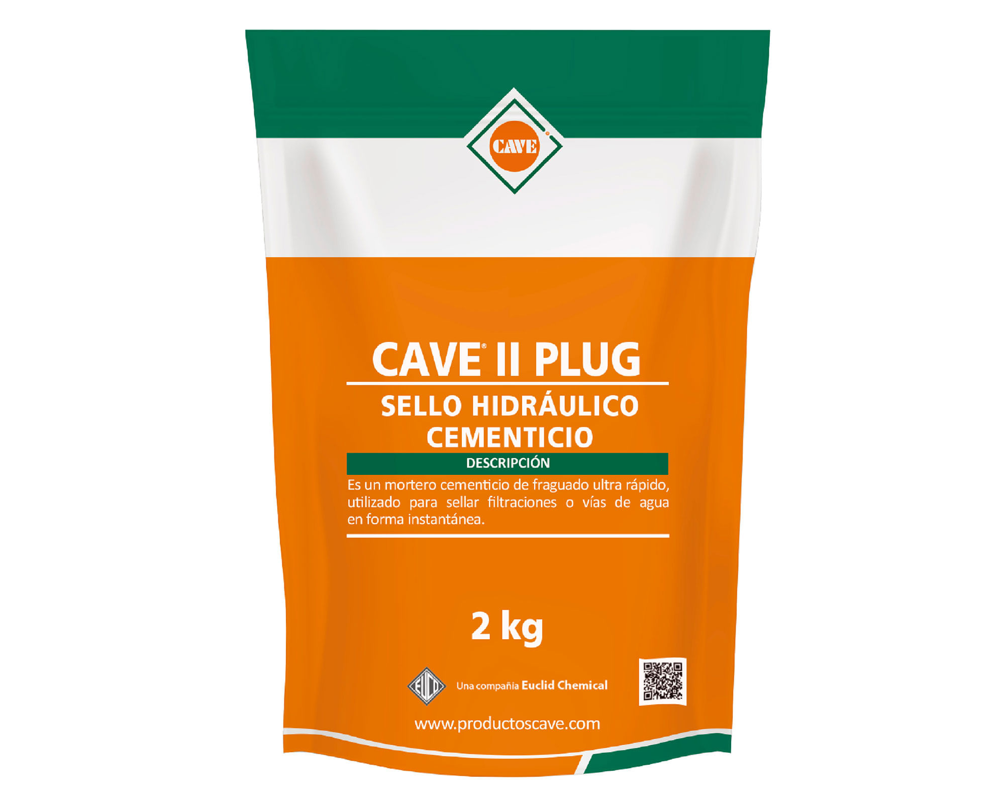 Mortero 2 kg frague acelerador ii plug cave