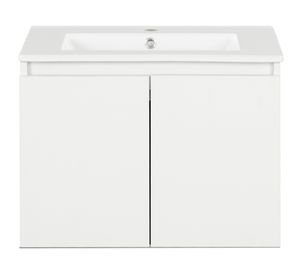 Mueble vanitorio aereo Mónaco 45x60x46.5 cm blanco
