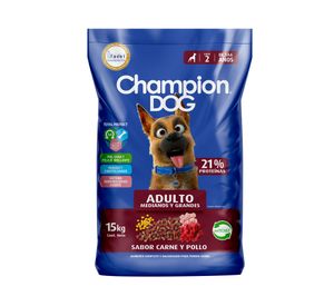 Alimento perro 15 kg carne y pollo Champion Dog